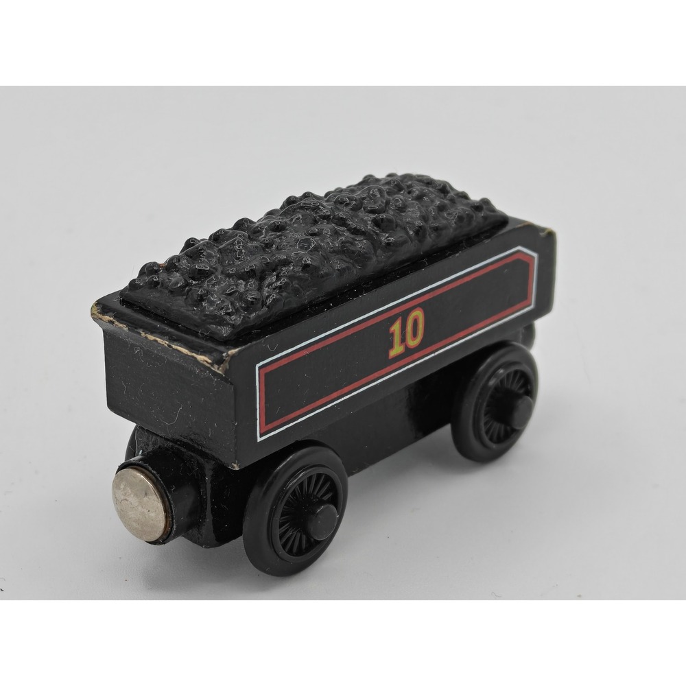 Thomas Friends Wooden Railway Douglas Tender No 10 Black Coal Car Learning Curve
